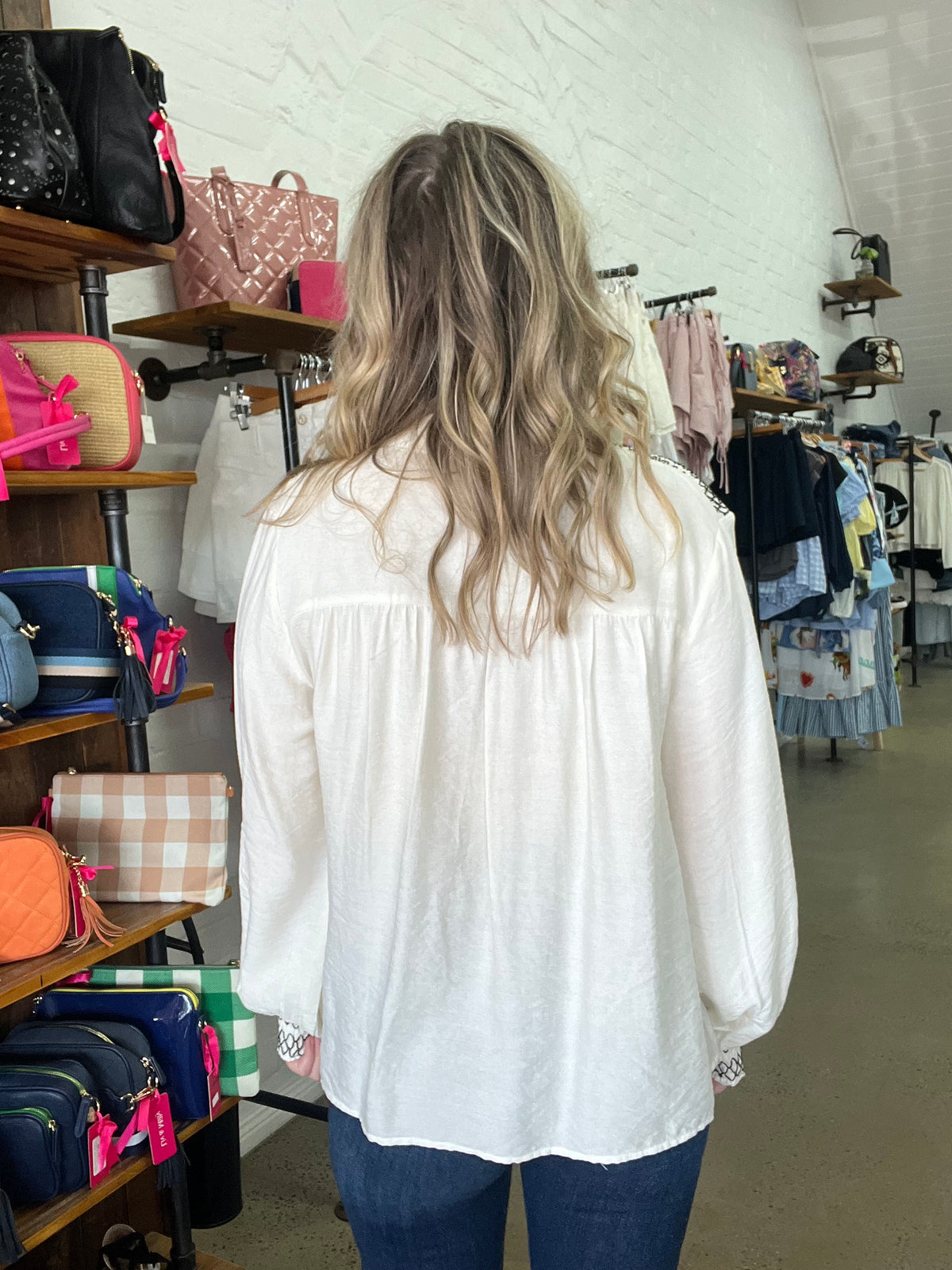 Angie Top - Black and White