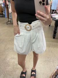 Wattle Shorts - White