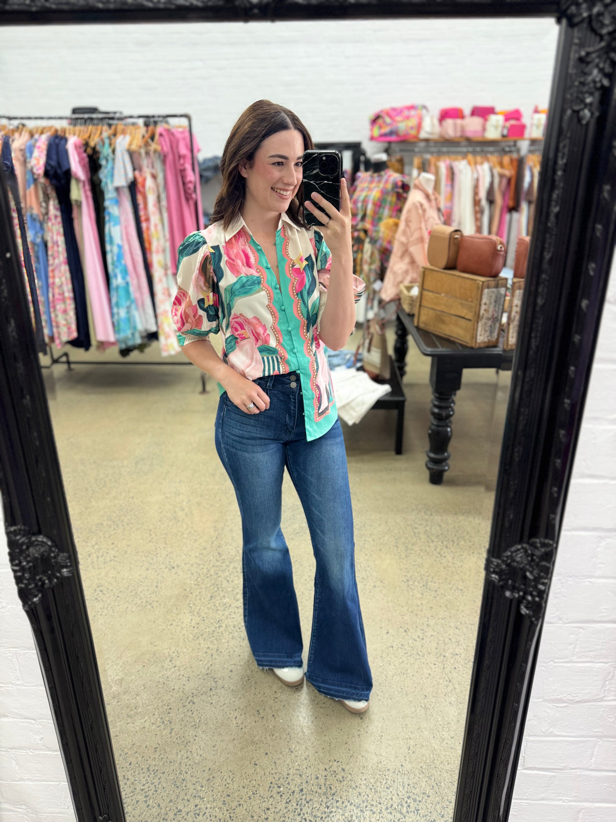 Marisol Top - Garden Floral