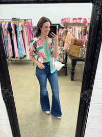 Marisol Top - Garden Floral