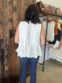 Willow Top - White Bow