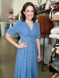 Everleigh Dress - Denim