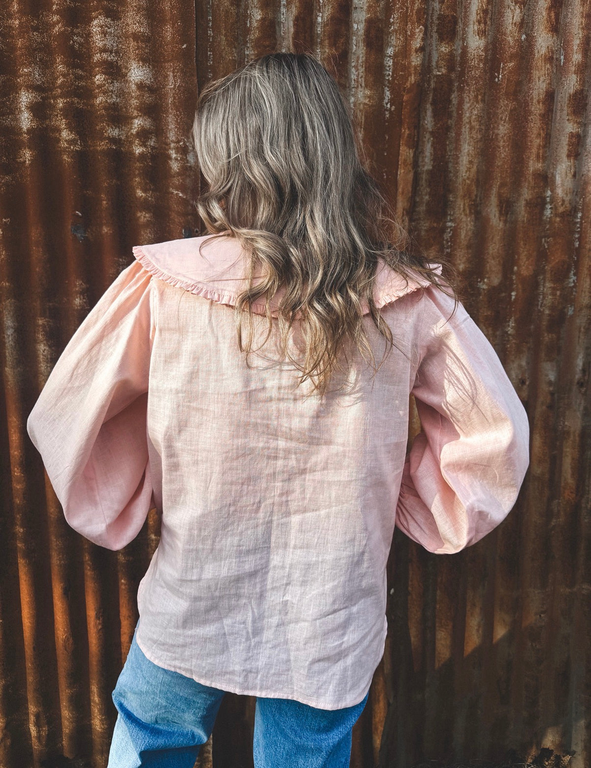 LJC Birdie Top - Pale Pink