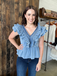Gabrielle Top - Denim