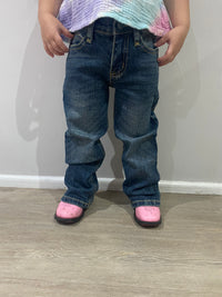 Girl's CC Western Jeans - Dark Wash Bootcut