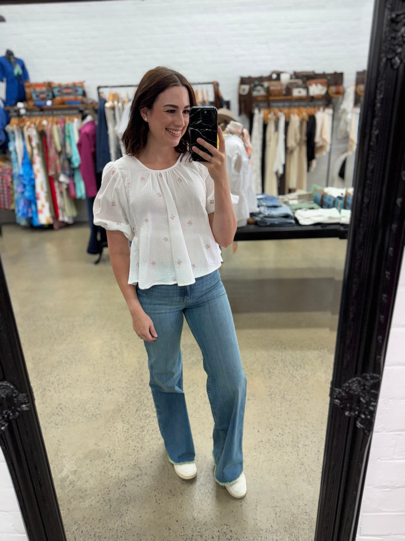 Florence Top - White