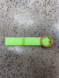 Boutique Belt - Lime Green