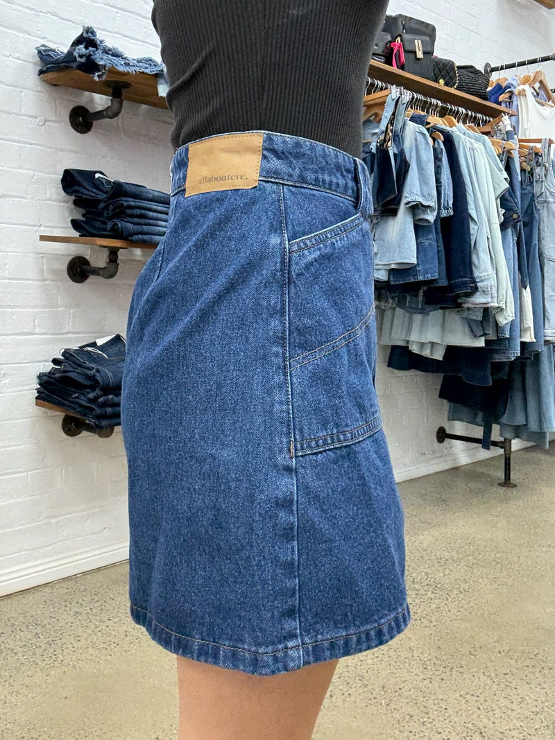 Becca Mini Skirt - Heritage Blue