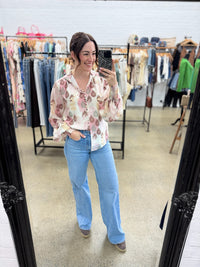 Bloom Top - Pastel Paisley