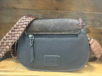 Briella - Brown Cowhide Crossbody