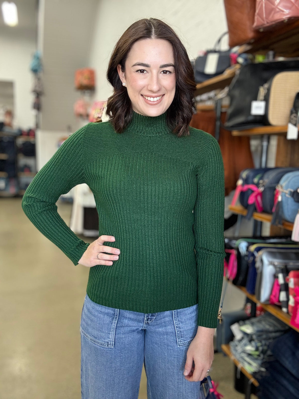 Reece Knit - Jungle Green