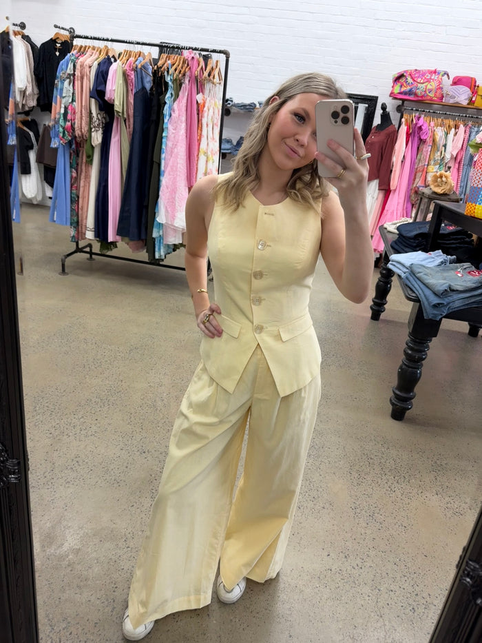 Alessa Set - Butter Yellow