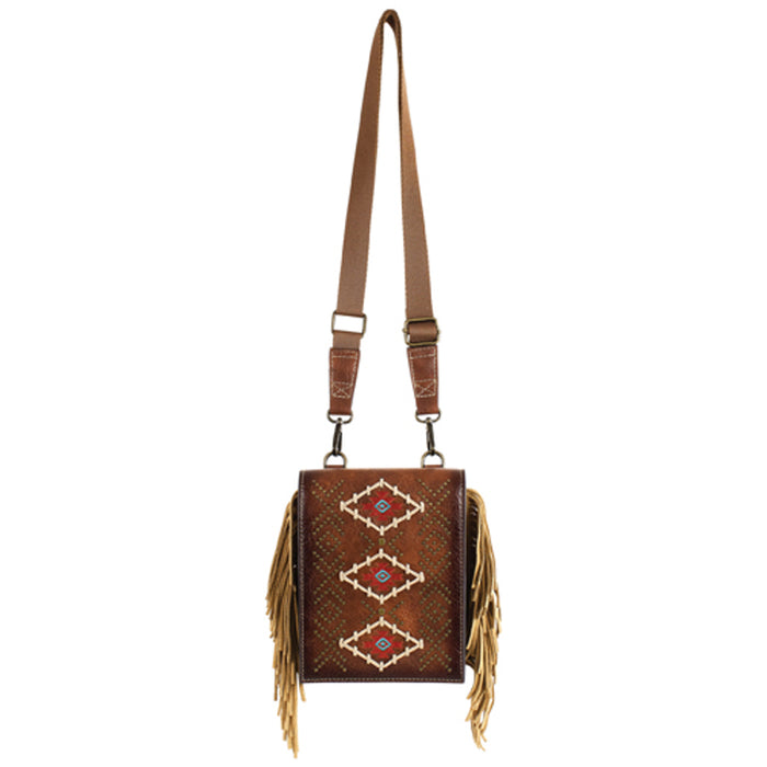 Catchfly Shoulder Pouch - Tan With Aztec