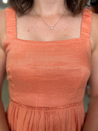 Eden Ruched Maxi Dress - Sherbet