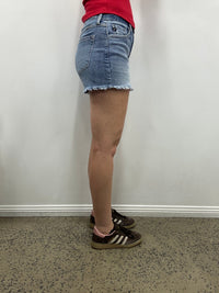 Kan Can Denim Shorts - Cosmic High Rise (KC20075M)