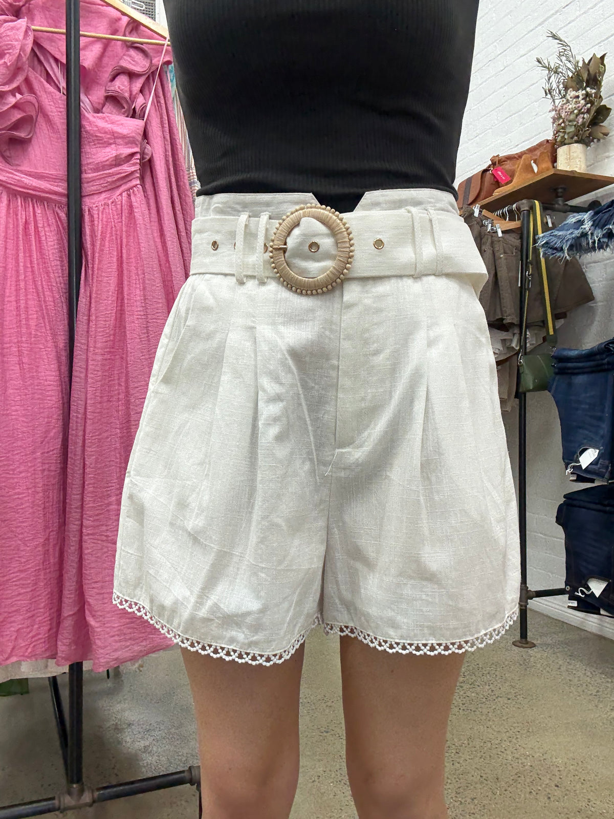 Wattle Shorts - White