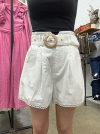 Wattle Shorts - White