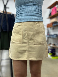 Becca Mini Skirt - Butter