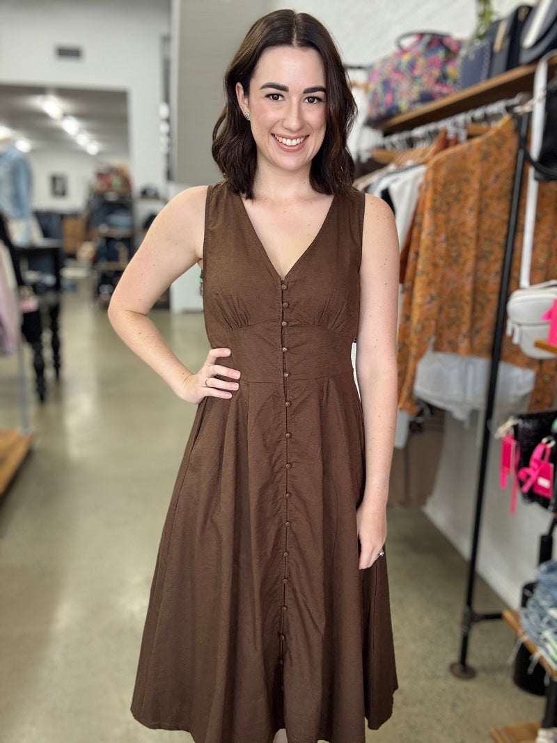 Gia Dress - Chocolate
