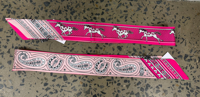 Western Twilly Scarf - Starry Horse Pink
