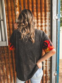 Motorcycle Club Oversized Tee - Black