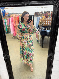 Donatella Maxi Dress - Mocha Rose