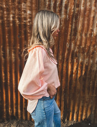 LJC Birdie Top - Pale Pink