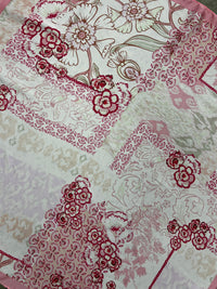 Western Wild Rag - Floral (Pink Multi)