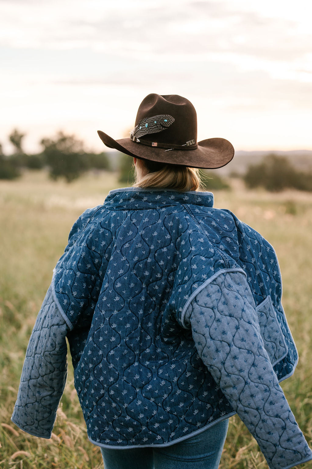 Harriette Jacket - Multi Denim