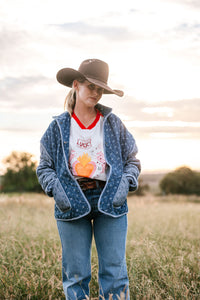 Harriette Jacket - Multi Denim