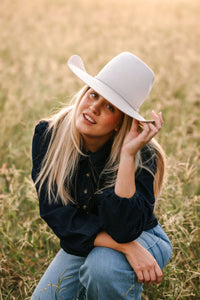 Lou Denim Top - Indigo