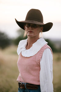 Talullah Knit Vest - Rose