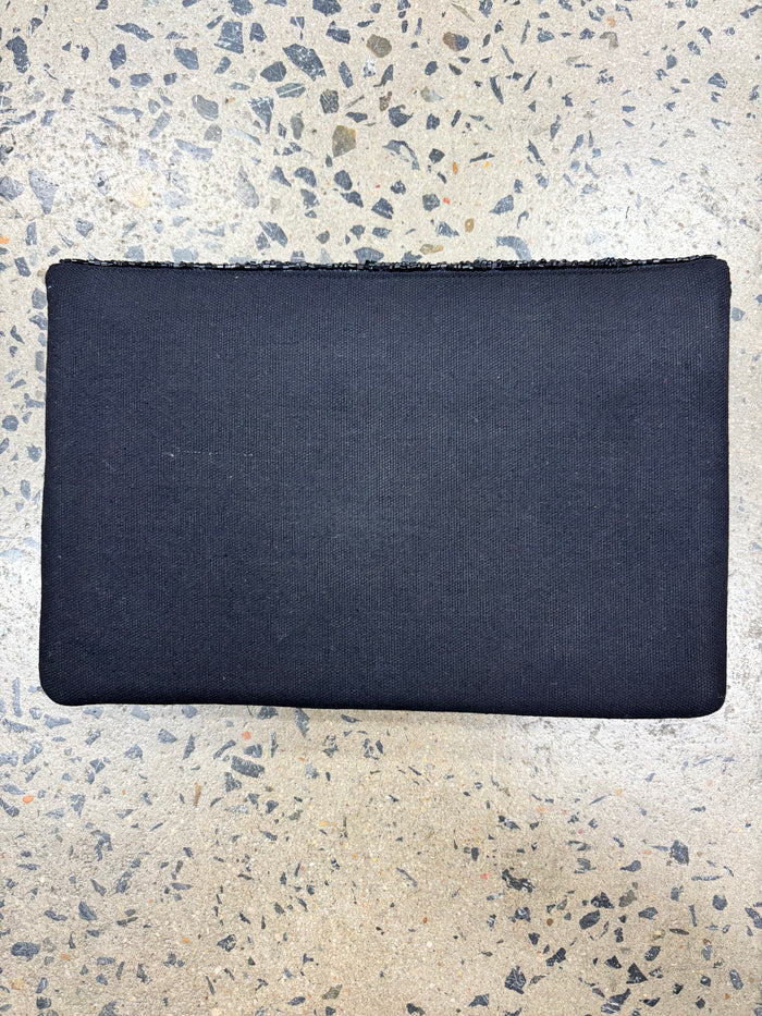 Beaded Clutch - Black Bee