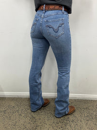 Rock & Roll Cowgirl Jeans - BW4HD07895 - Signature Detail High Rise Bootcut