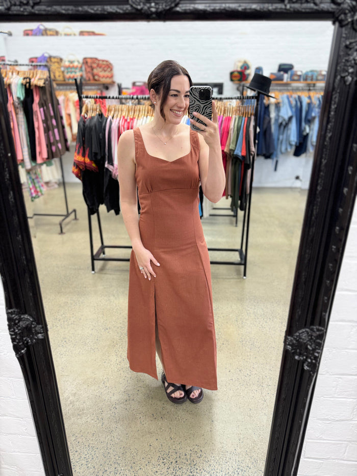 Christine Dress - Cinnamon