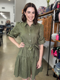 Capri Dress - Forest Green