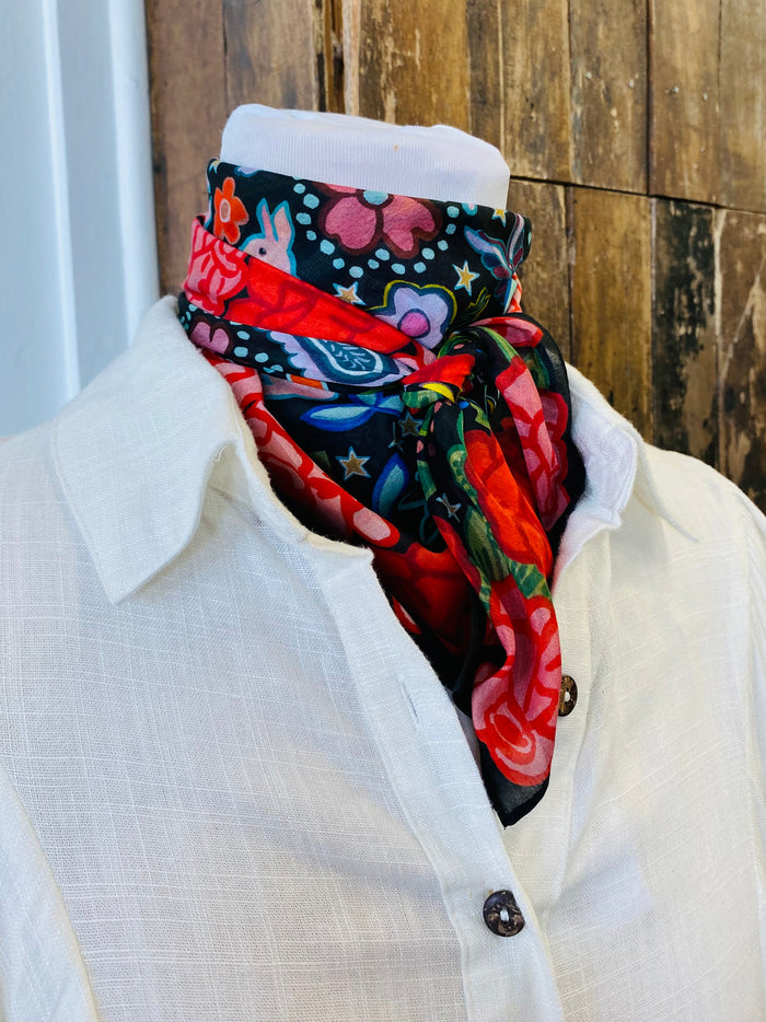 Western Wild Rag - Rose Ranch