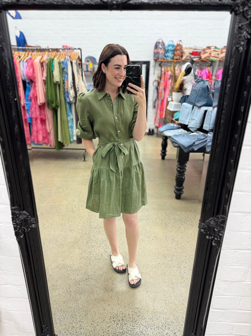 Capri Dress - Forest Green