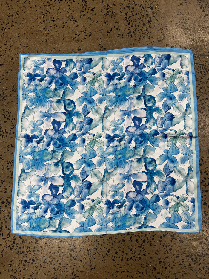 Western Wild Rag - Watercolour Periwinkles (Blue)