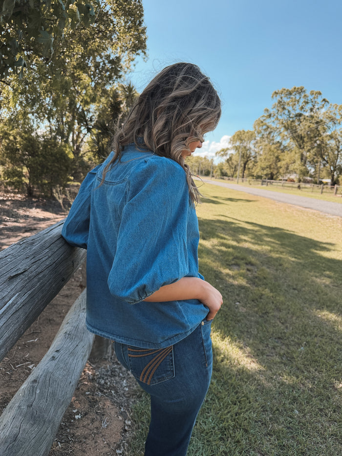 Maverick Top - Deep Denim