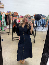 Ronnie Maxi Dress - Indigo Denim