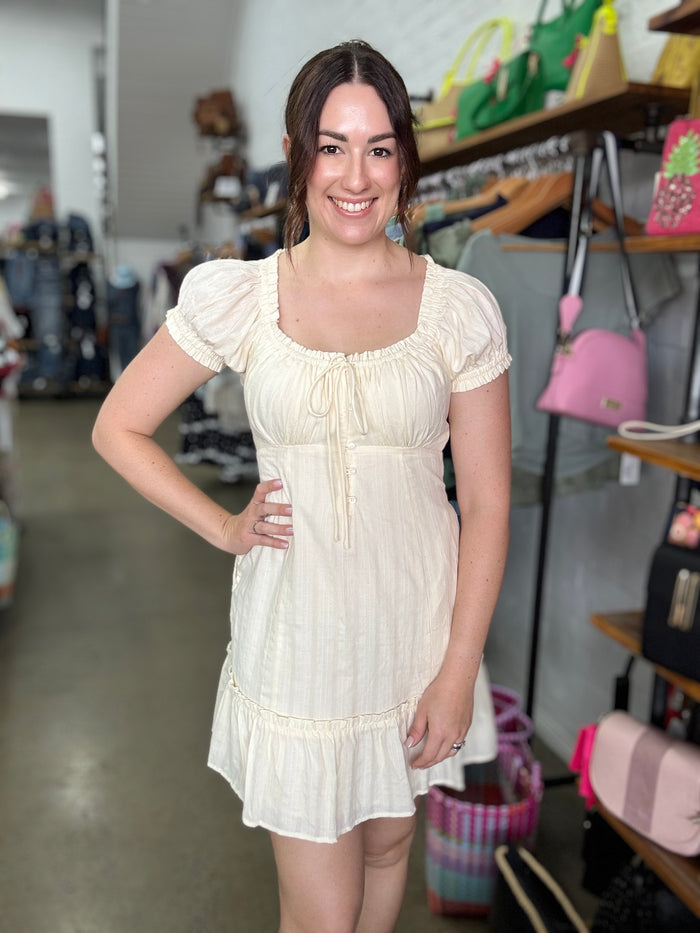 Shayan Mini Dress - Yellow