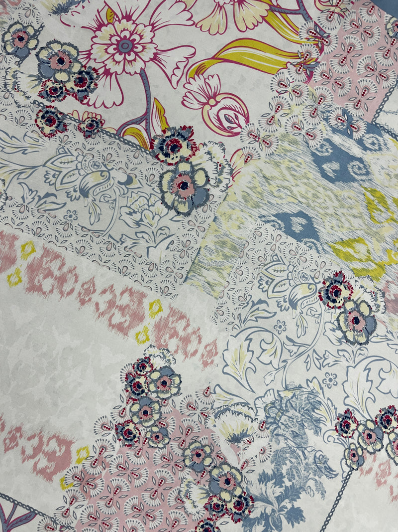 Western Wild Rag - Floral (Blue Multi)