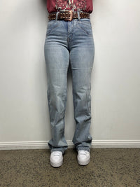 Rock & Roll Cowgirl Jeans - BW6HD09777 - Scalloped Pocket High Rise Wide Leg