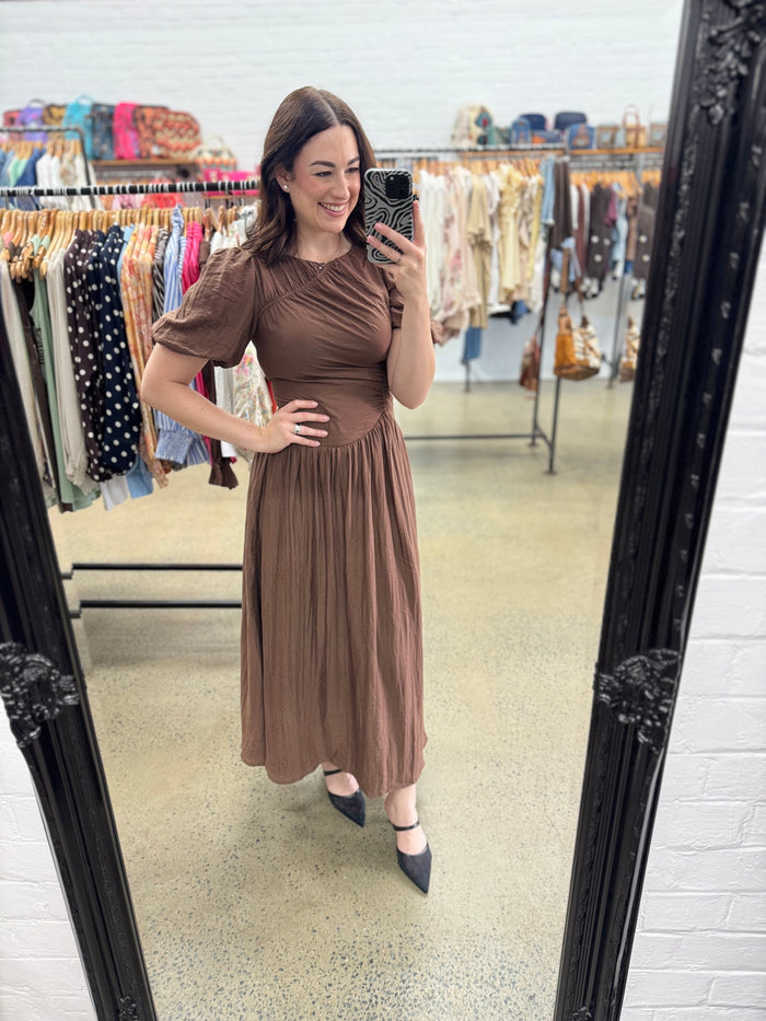 Scarlett Maxi Dress - Chocolate