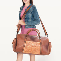 Molly - Cowhide Weekender Bag