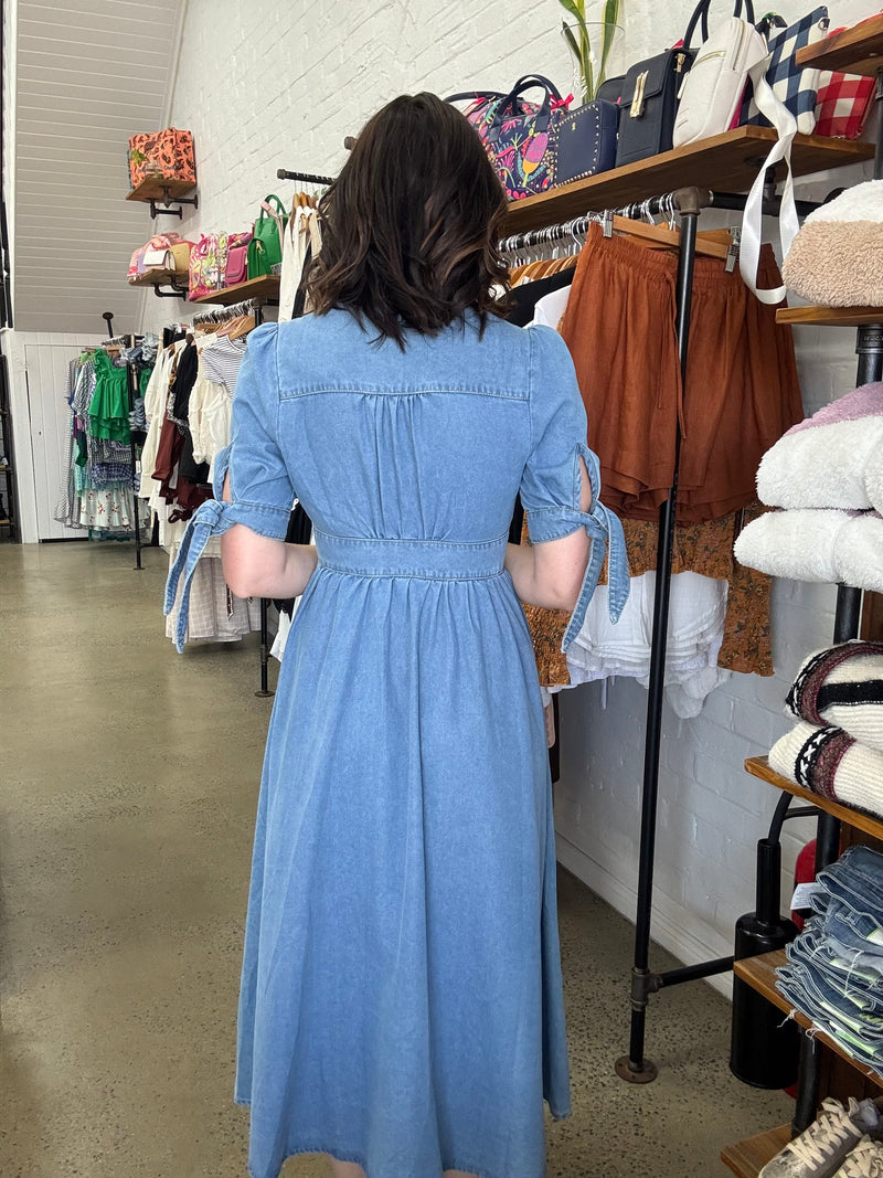 Everleigh Dress - Denim