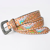 Western Belt - Pastel Painted Floral