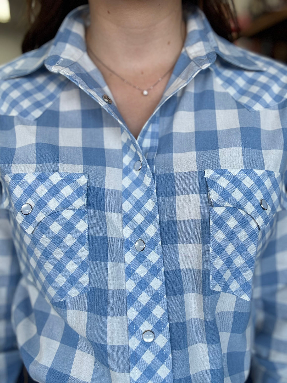 Whitley Top - Heirloom Blue