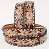 Western Belt - Floral Tooled